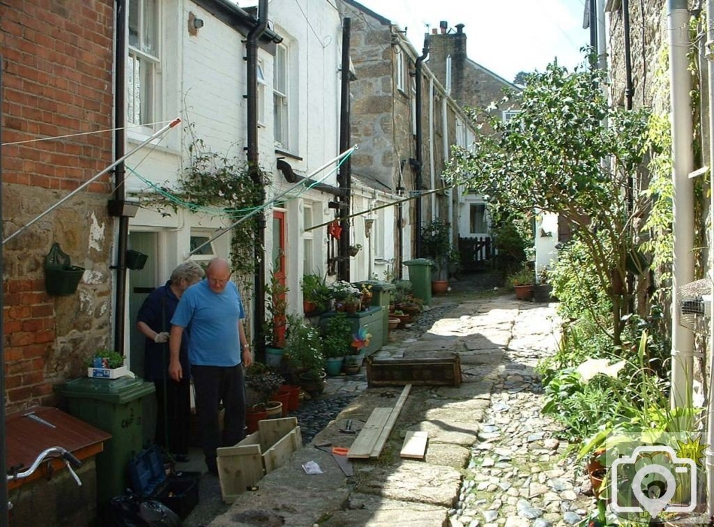 Among the back streets of Newlyn