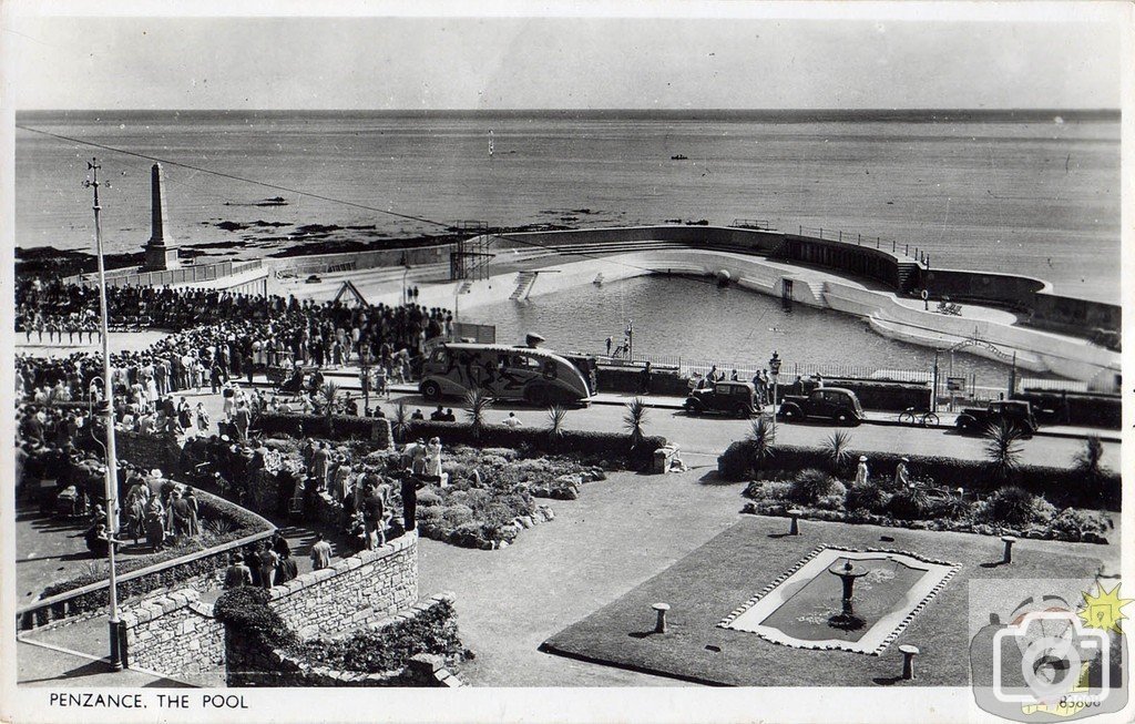 An aerial view of the Jubilee Pool