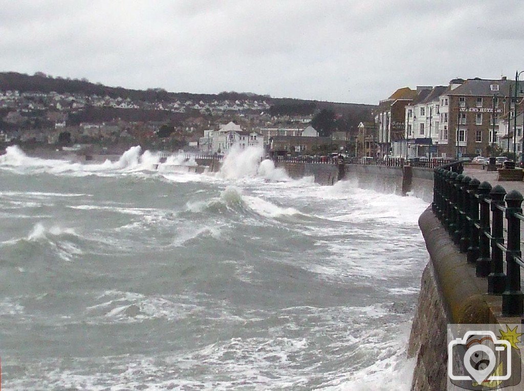 An irritable sea today!