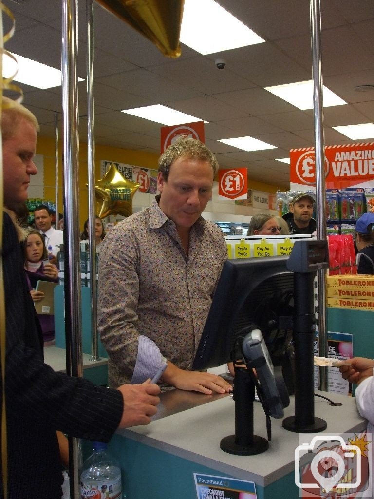 Anthony Cotton opens Poundland