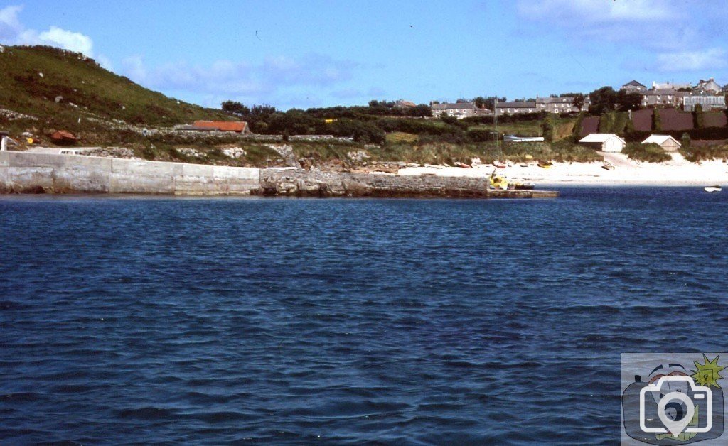 Approaching St Martin's, Scilly - 1977