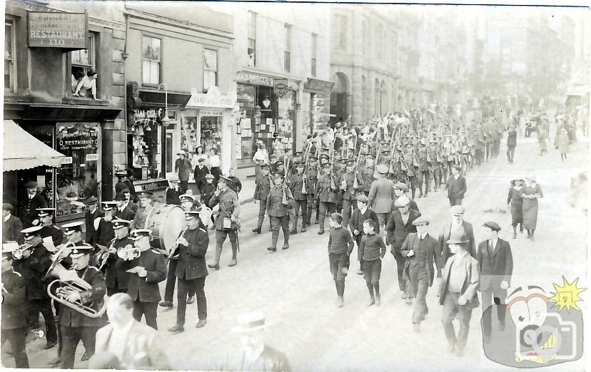 Army Marching Market Jew Street