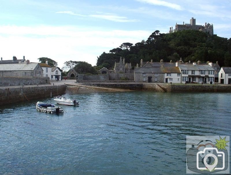 Arrival in the Mount harbour - St Michael's Mount
