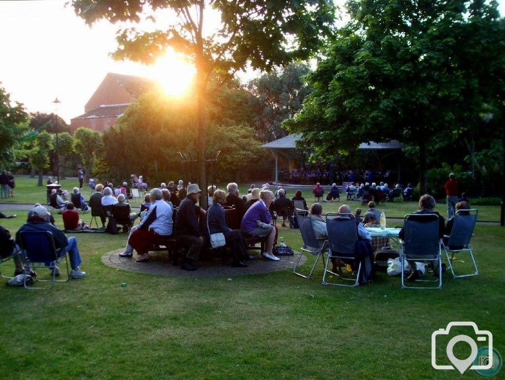 Band concert in the park