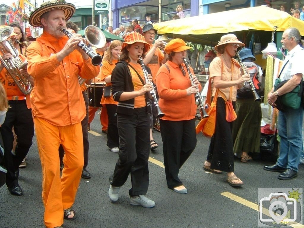 Band from Concarneau our twin town