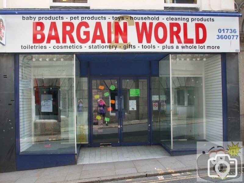 Bargain world closed