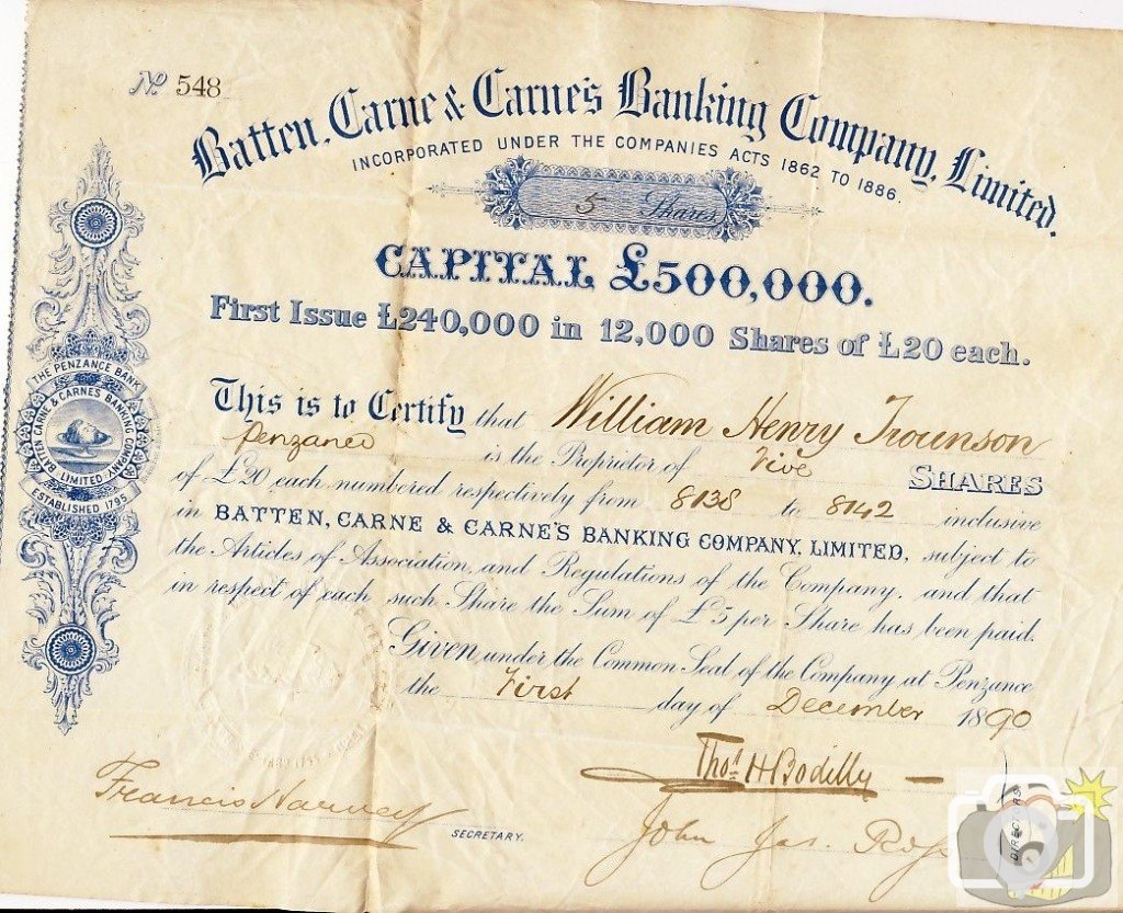 Batten Carne and Carnes Banking Corporation