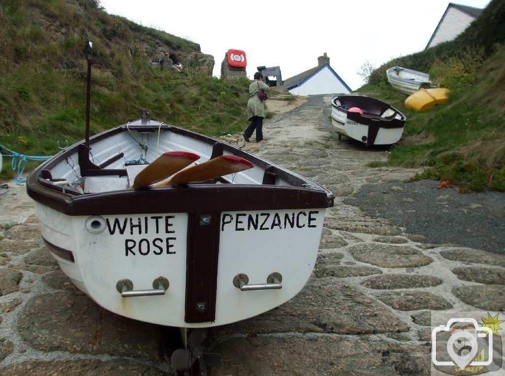 Boat on slip, Porthgwarra - 11Aug10