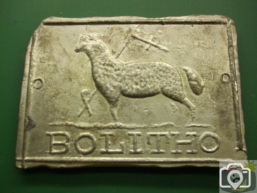 Bolitho tin stamp, Geevor Museum