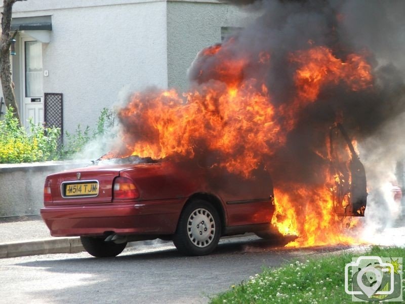 Car fire 2