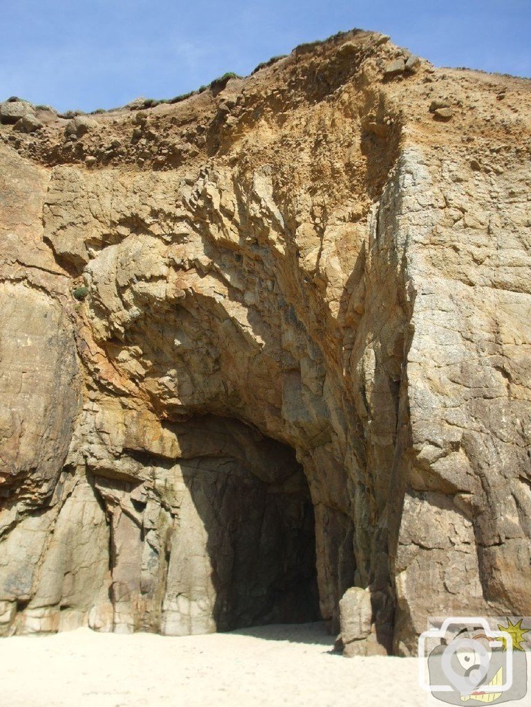 Cave at Nanjizel - south of Land's End