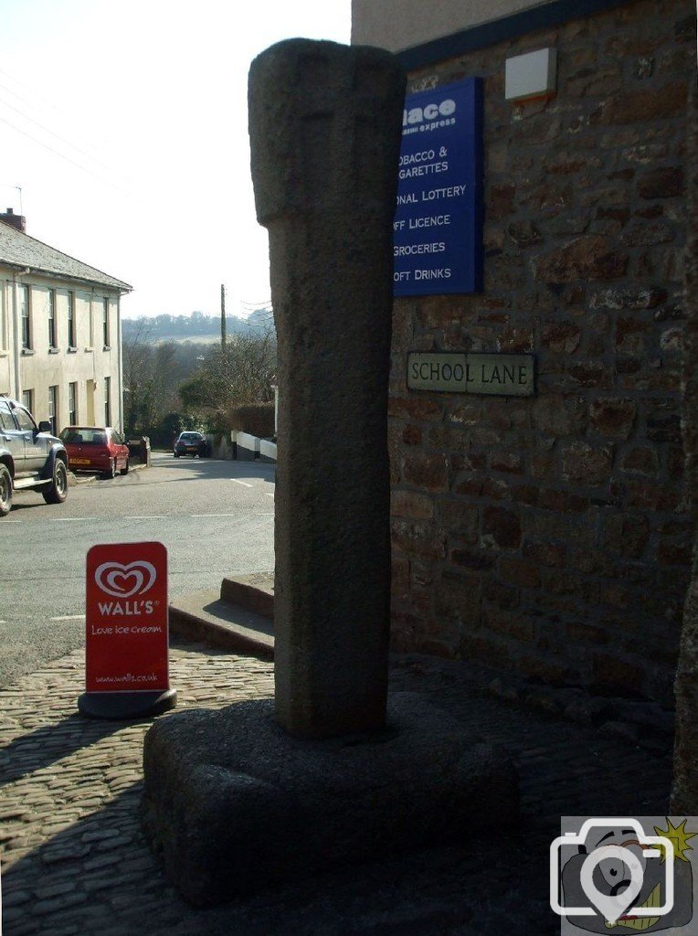 Churchtown Cross, St Erth from behind - 10Mar2010