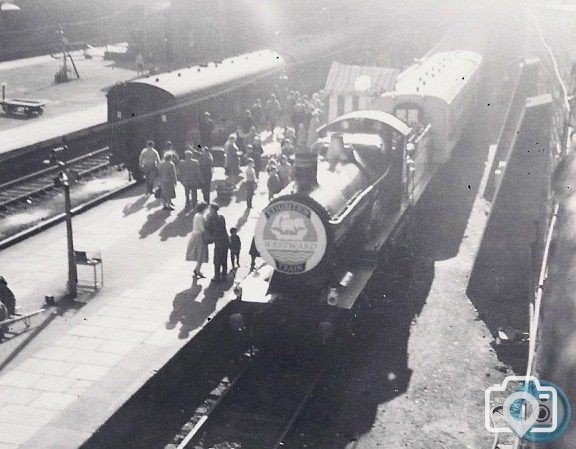 'City of Truro' at Penzance station.