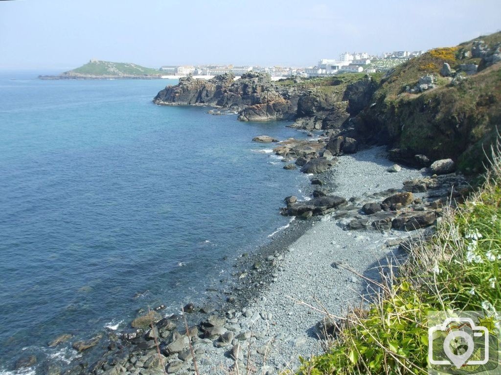 Clifftop walk, St Ives, in spring