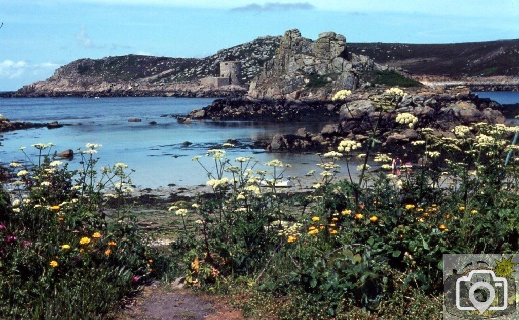 Cromwell's Castle as seen from Bryher, 1977