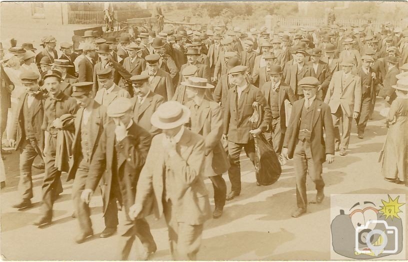 Crowd in Penzance