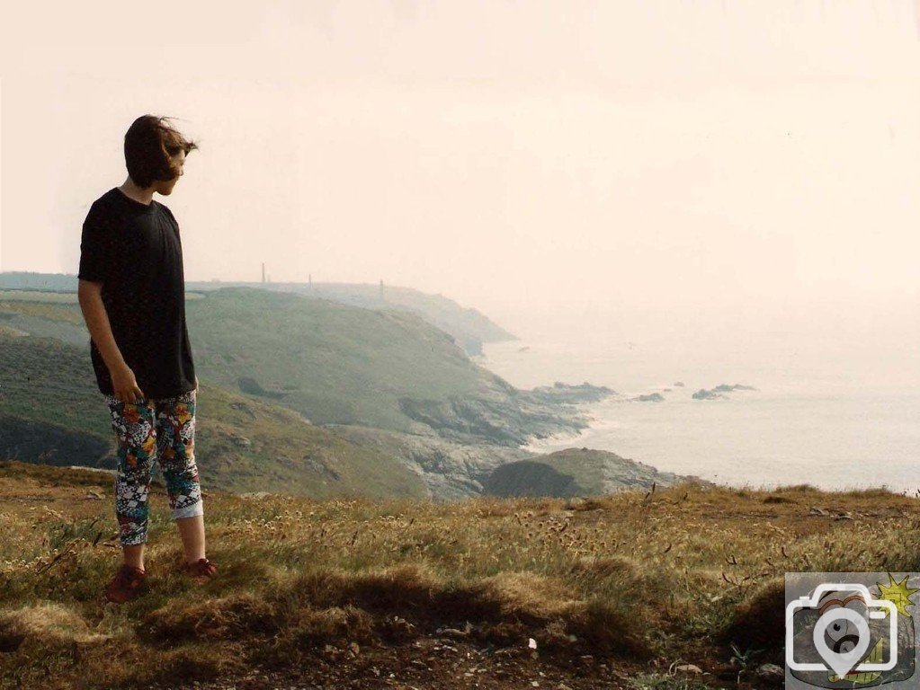 Daughter at Pendeen Watch - 28/06/92