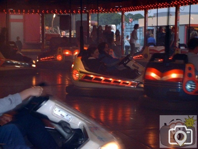 Dodgems in progress, May, 2003