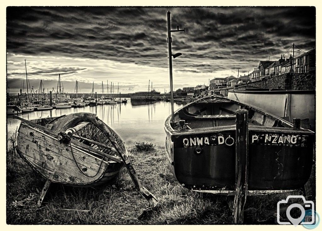 DUSK OVER NEWLYN HARBOUR II