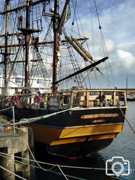 Earl of Pembroke moored at Penzance 05