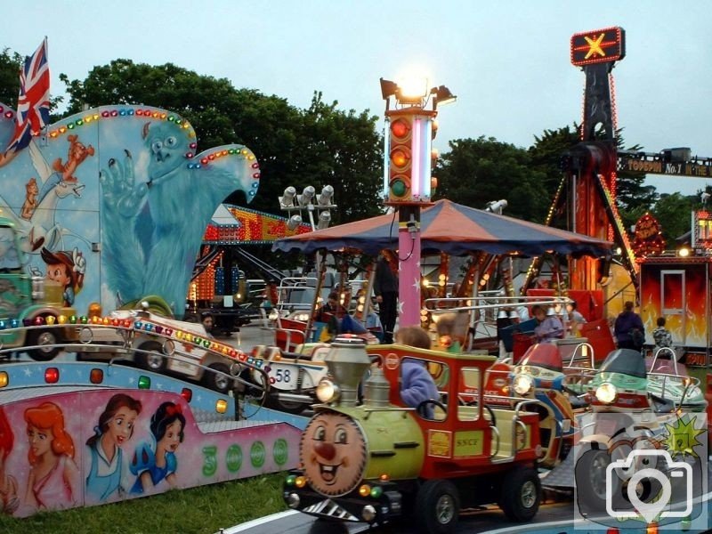 Fairground scene, May, 2003
