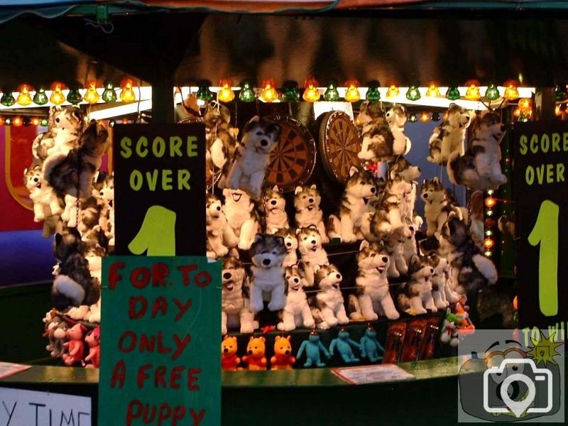 Fairground stall, May, 2003