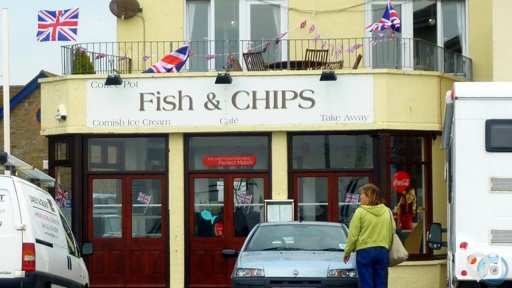 Fish and Chips and Flags