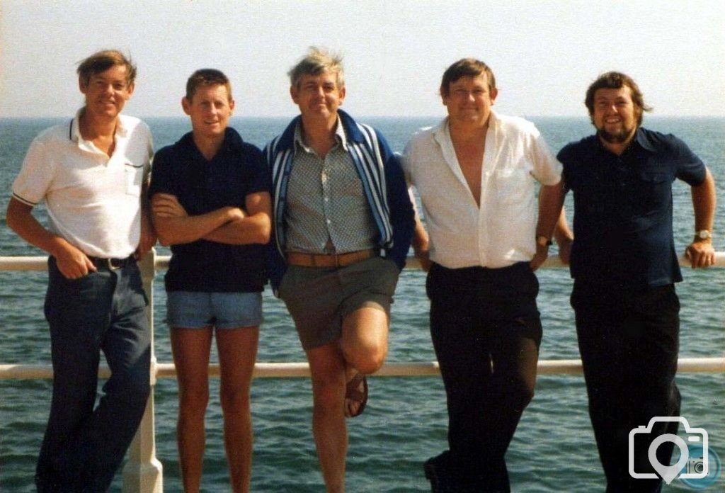 Five brothers : Early August, 1977 on the Promenade, Penzance.