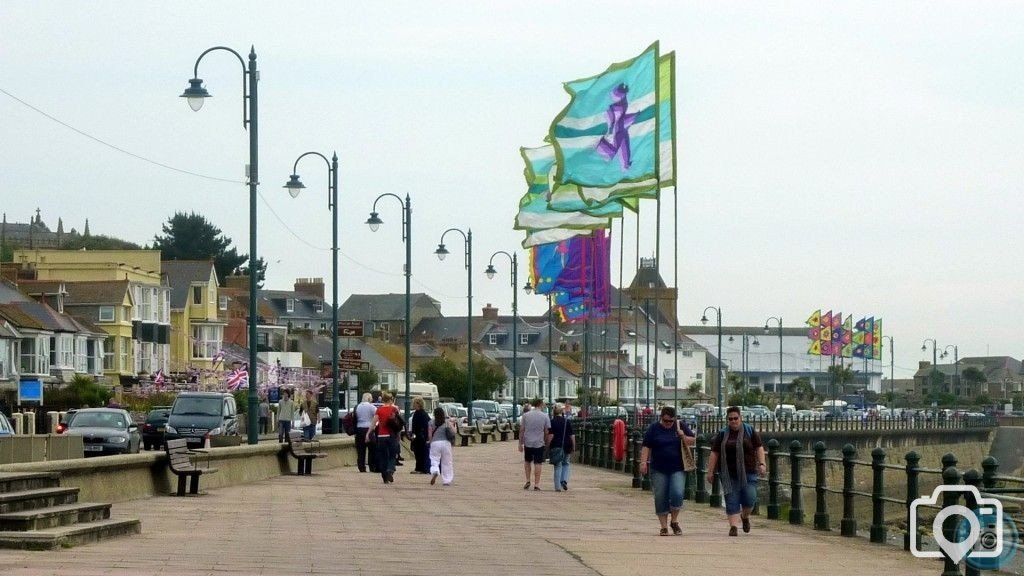 Flags on the Prom