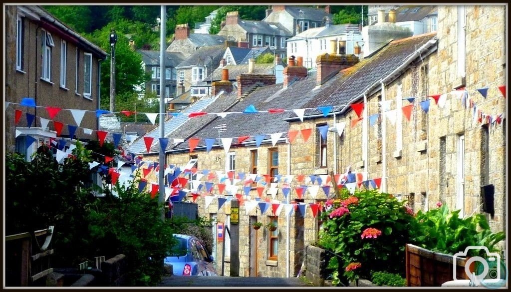 Florence Place Jubilee Flags