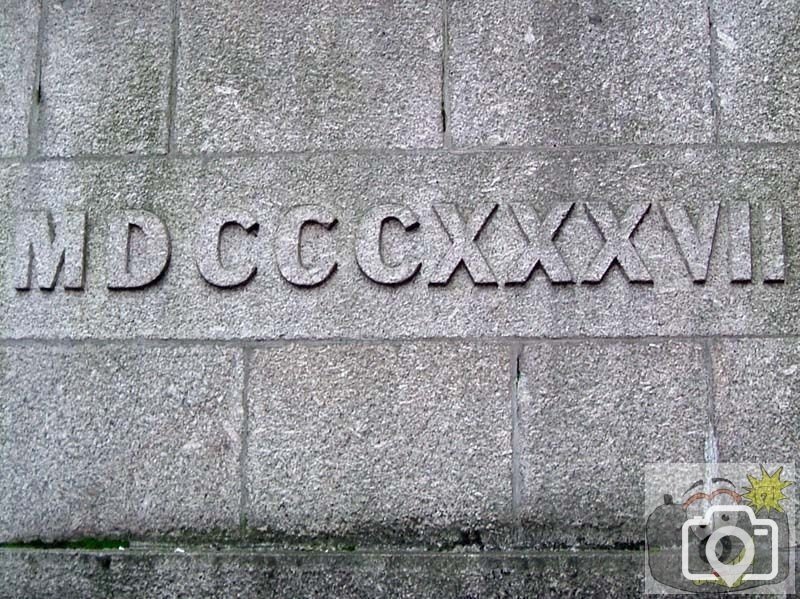 Foundation of this Market House