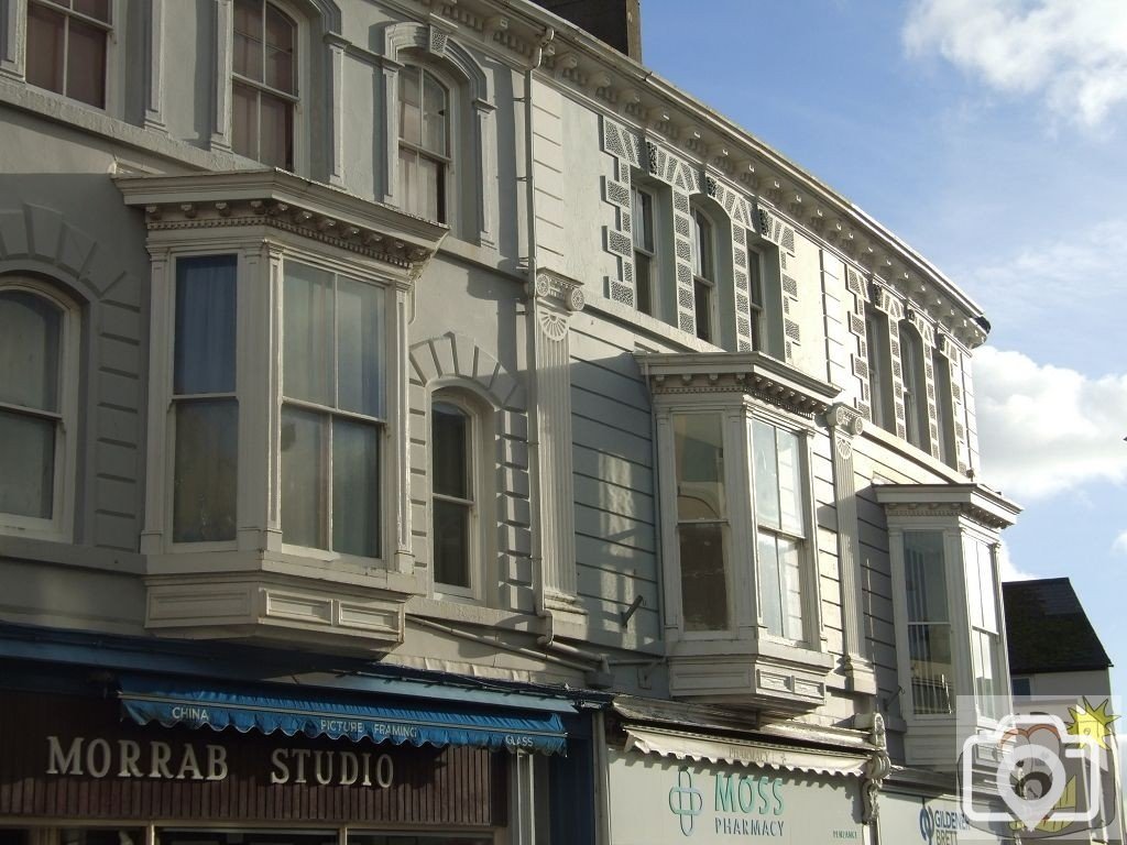 Four shops, Top of Morrab Road.