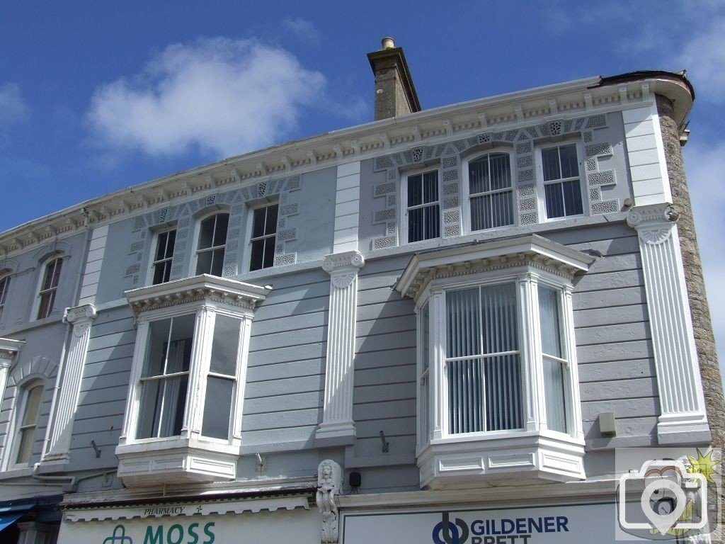 Four shops, Top of Morrab Road.