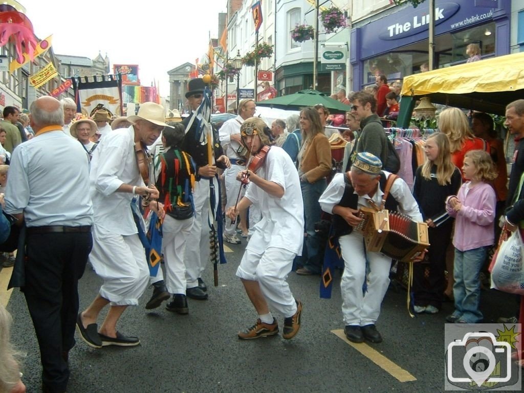 Golowan Band antics, 2005