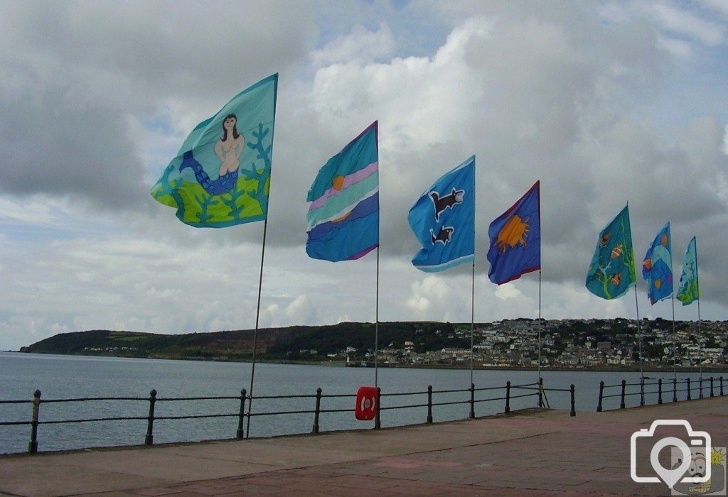 Golowan flags
