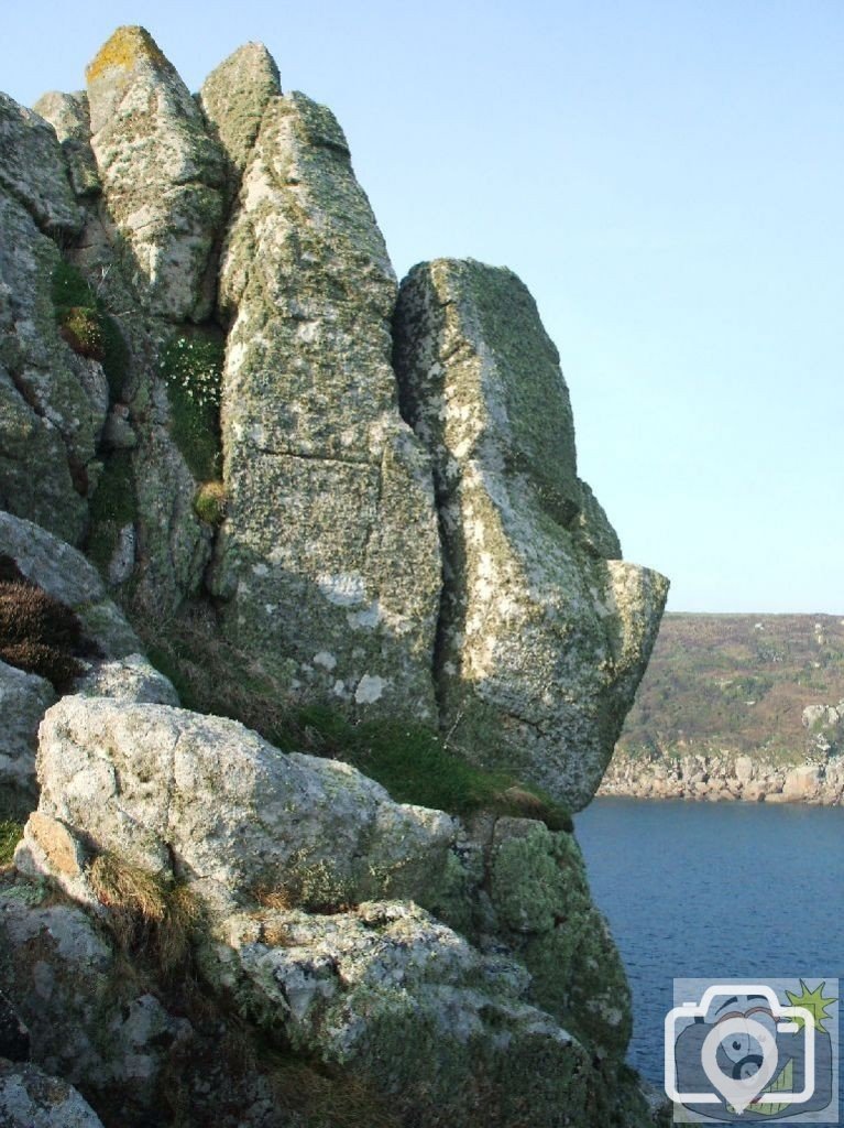 Granite crags, Lamorna Cove