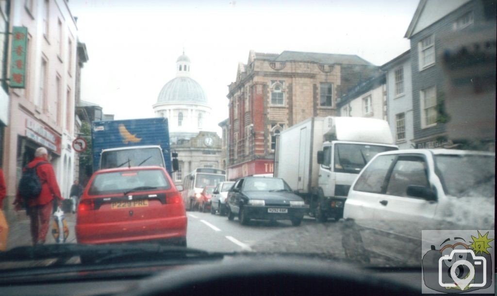 Greenmarket traffic jam