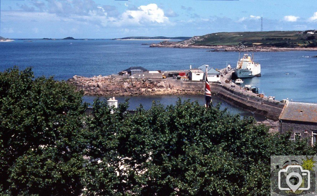 Harbour from the Garrison, Hugh Town, St Mary's