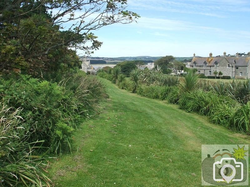 Heading back to the village - St Michael's Mount