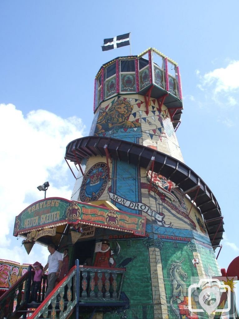 Helter-skelter,  Quay Fair, Mazey Day, 2008