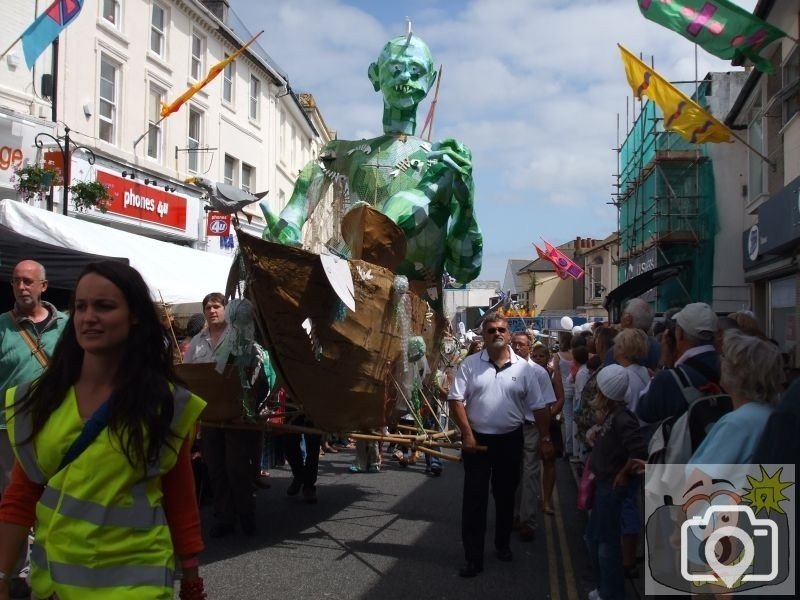 Here comes the Green Man