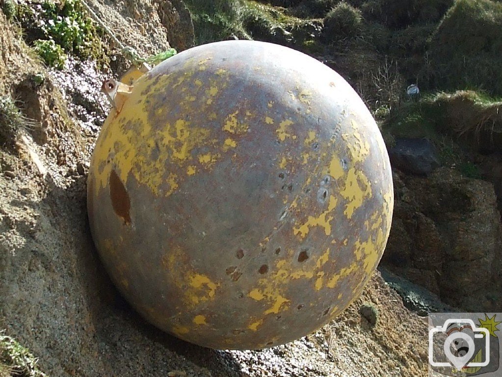 Hope it's not a mine! Nanjizel and Mill Bay, south of Land's End