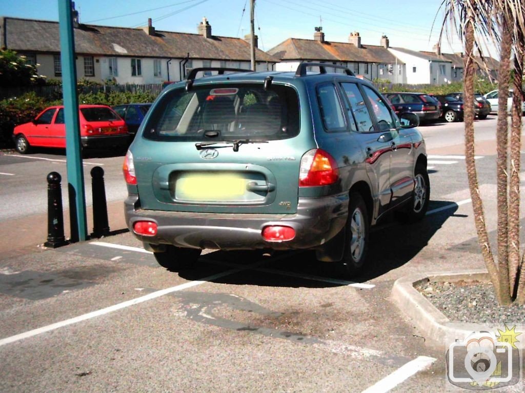 How to hog four parking spaces in one fell swoop