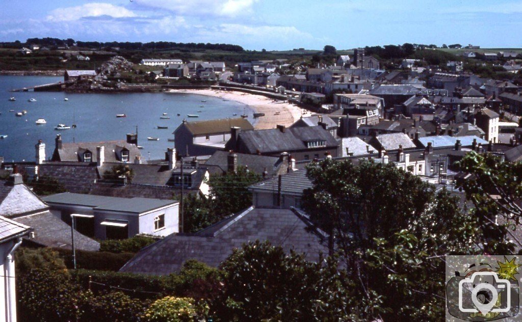 Hugh Town - Isthmus from the Garrison, Hugh Town, St Mary's