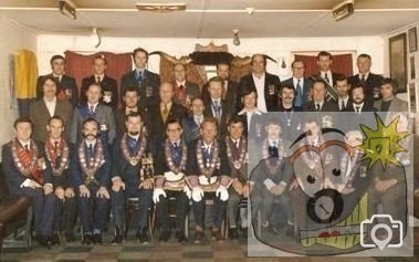 Humphry Davy Lodge RAOB Taken in London Inn 1973