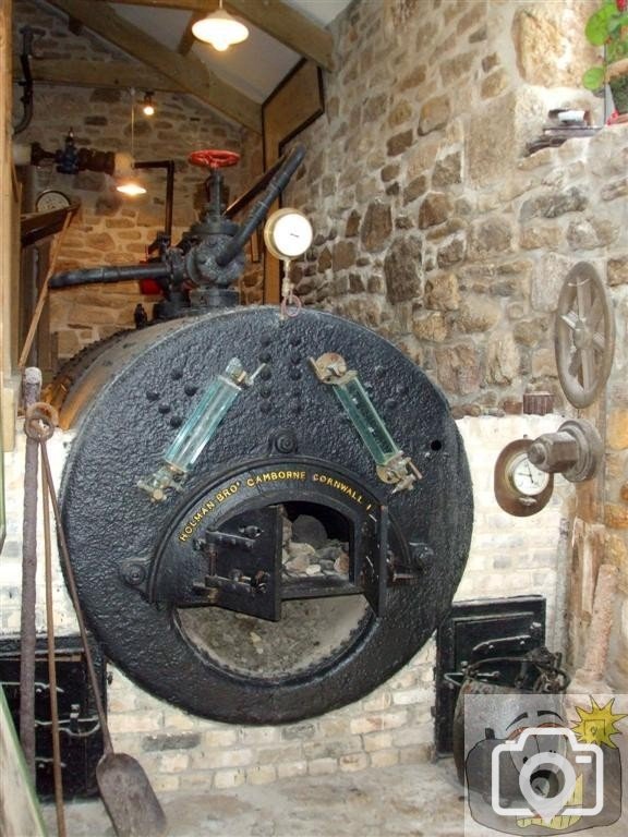 In the Winding (Whim) Engine House of Levant Mine