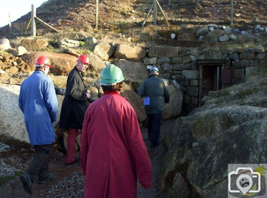 Into one of the Geevor 'catacombs'