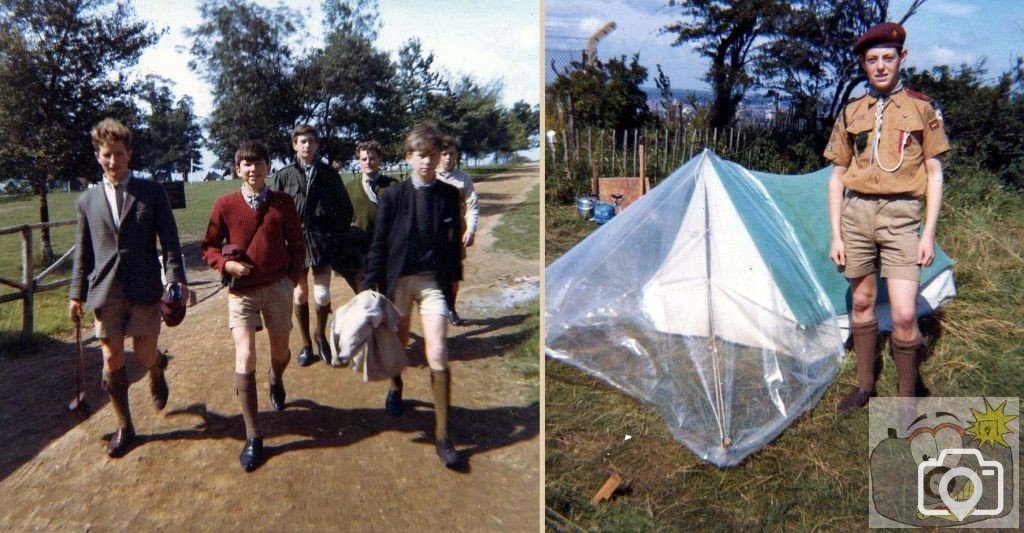 Ist Penzance Senior Scouts at the home of Scouting-Aug., 1965