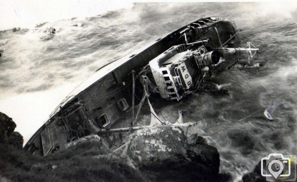 'Jeanne Gougy' wreck in November, 1962, the Year of the Ash Wednesd