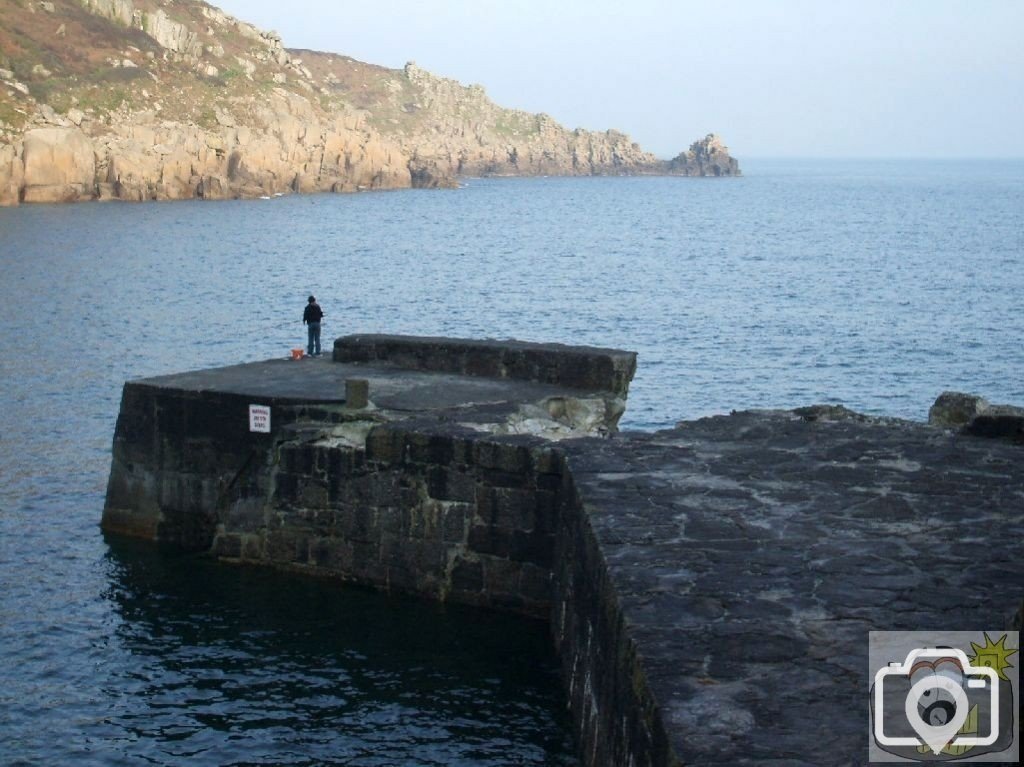 Lamorna's storm-riven quay